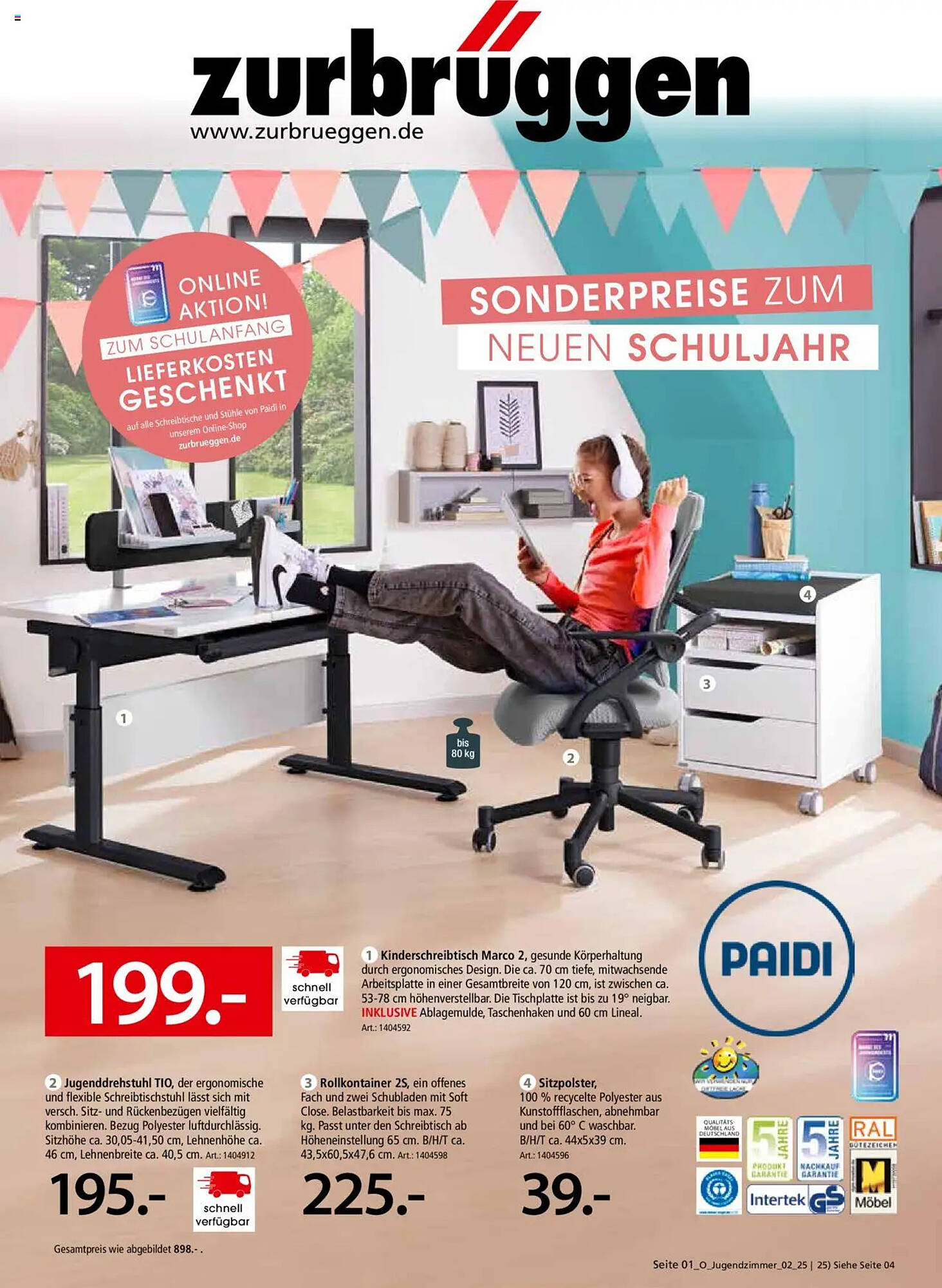 Zurbrüggen Prospekt - Pagina 1