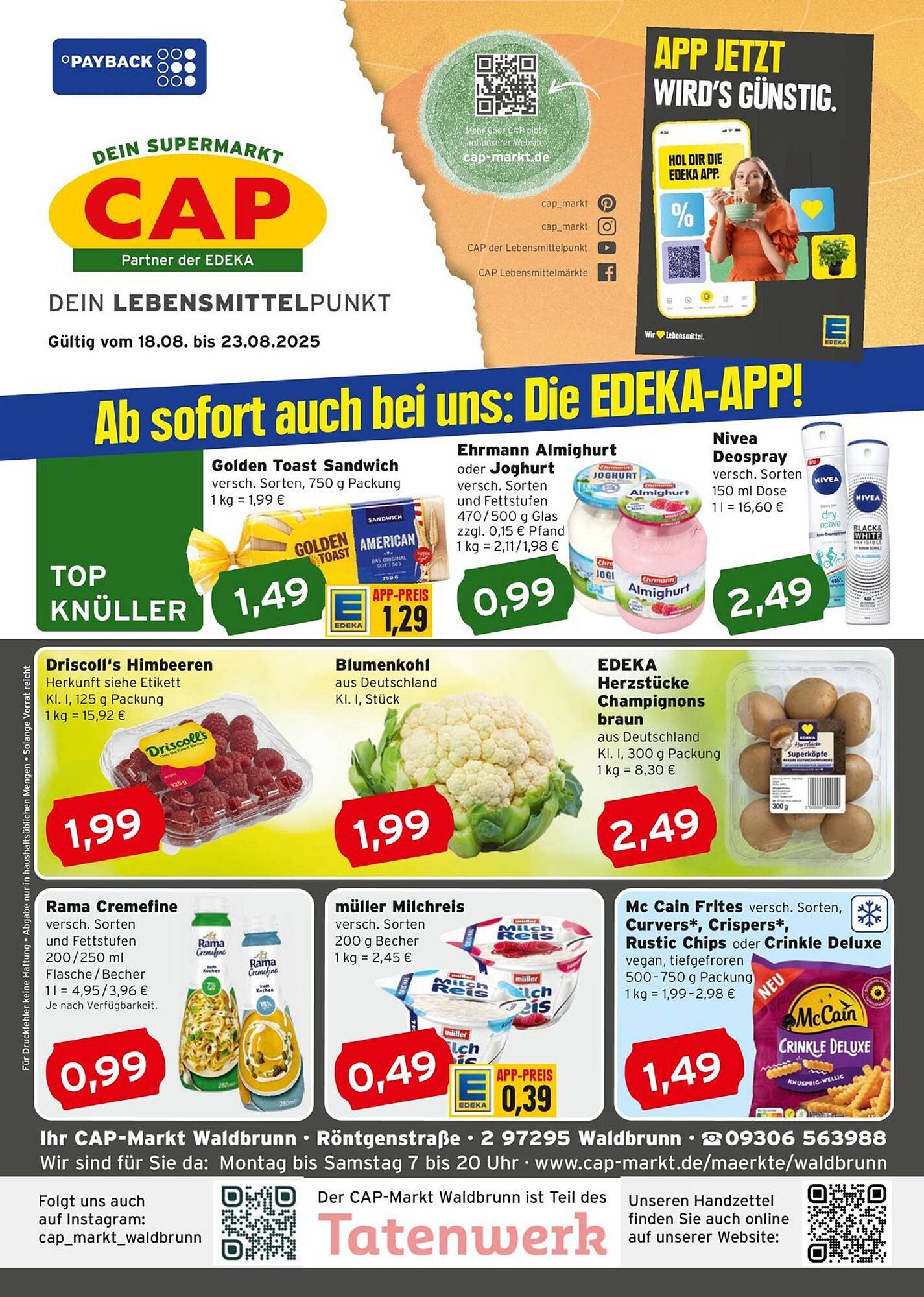 CAP Markt Prospekt - Pagina 1