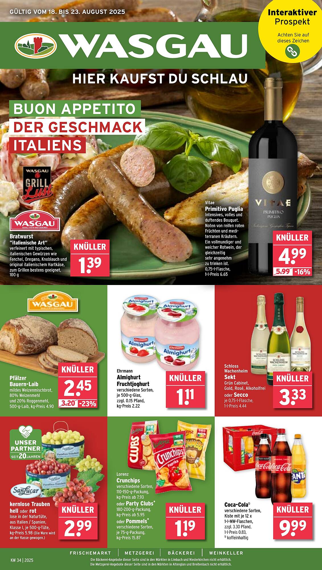 Wasgau Prospekt - Pagina 1