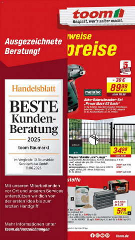 toom Baumarkt Prospekt