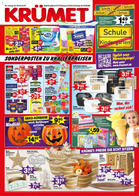 Krümet Sonderposten Prospekt