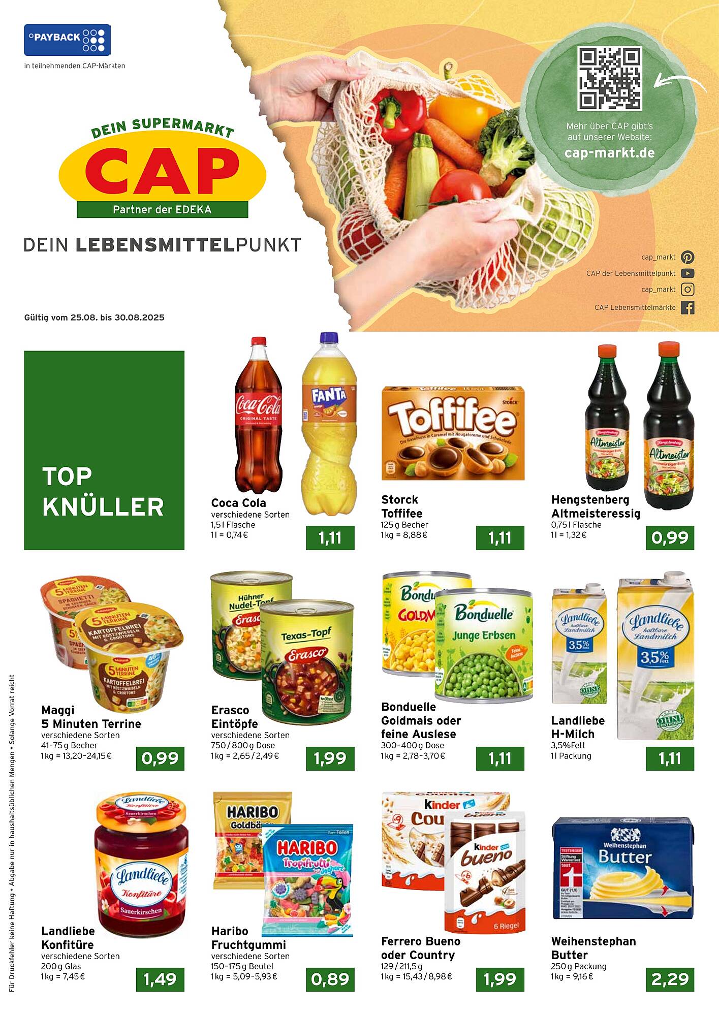 CAP Markt Prospekt - Pagina 1