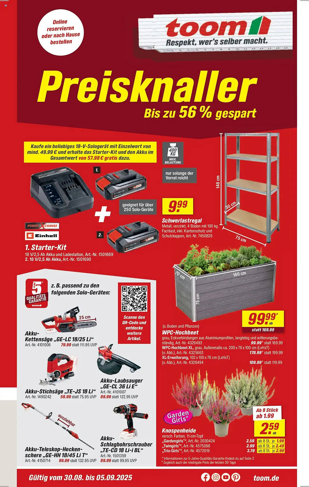 toom Baumarkt Prospekt - Pagina 1