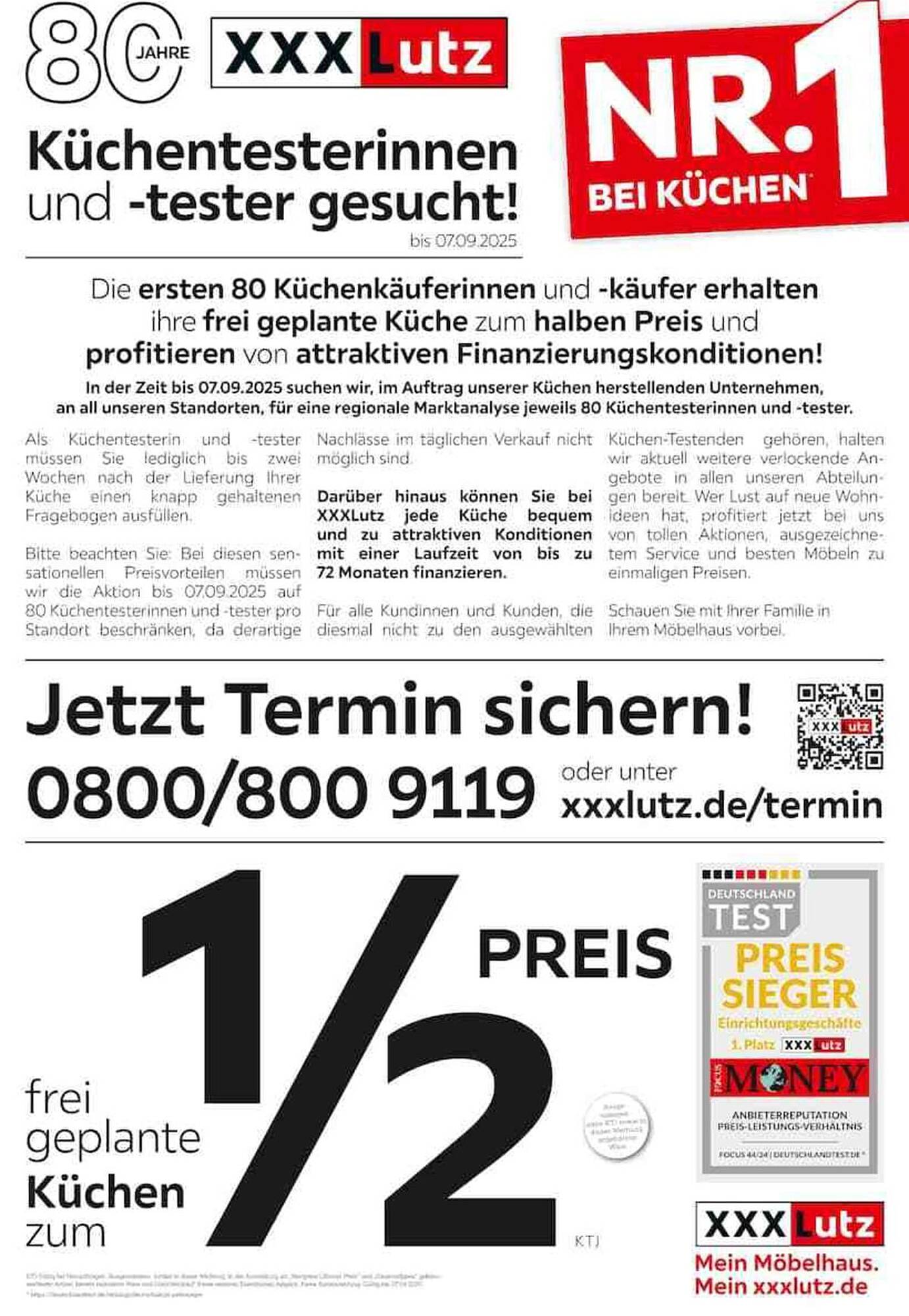 XXXLutz Prospekt - Pagina 1