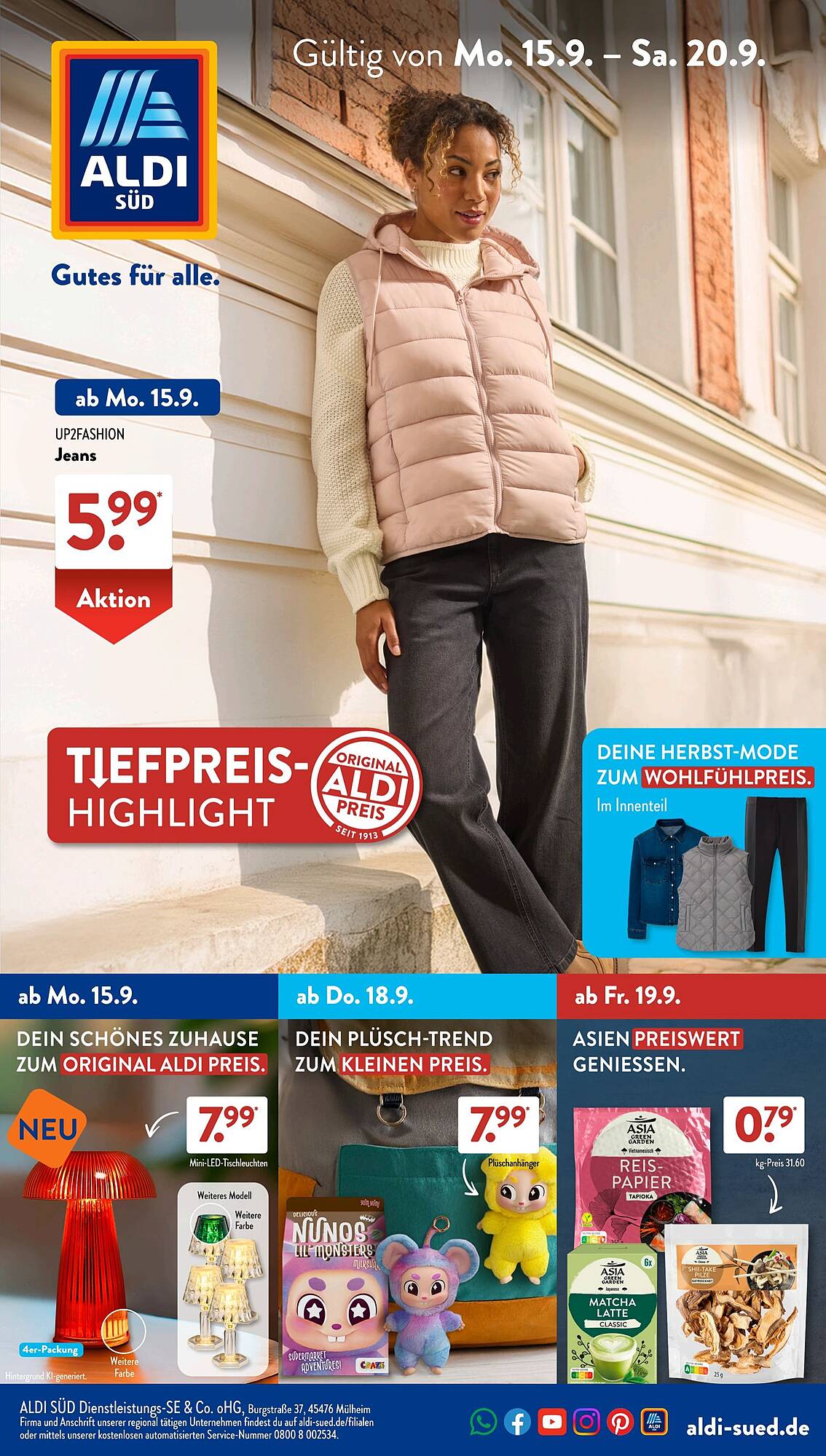 Aldi Süd Prospekt - Pagina 1