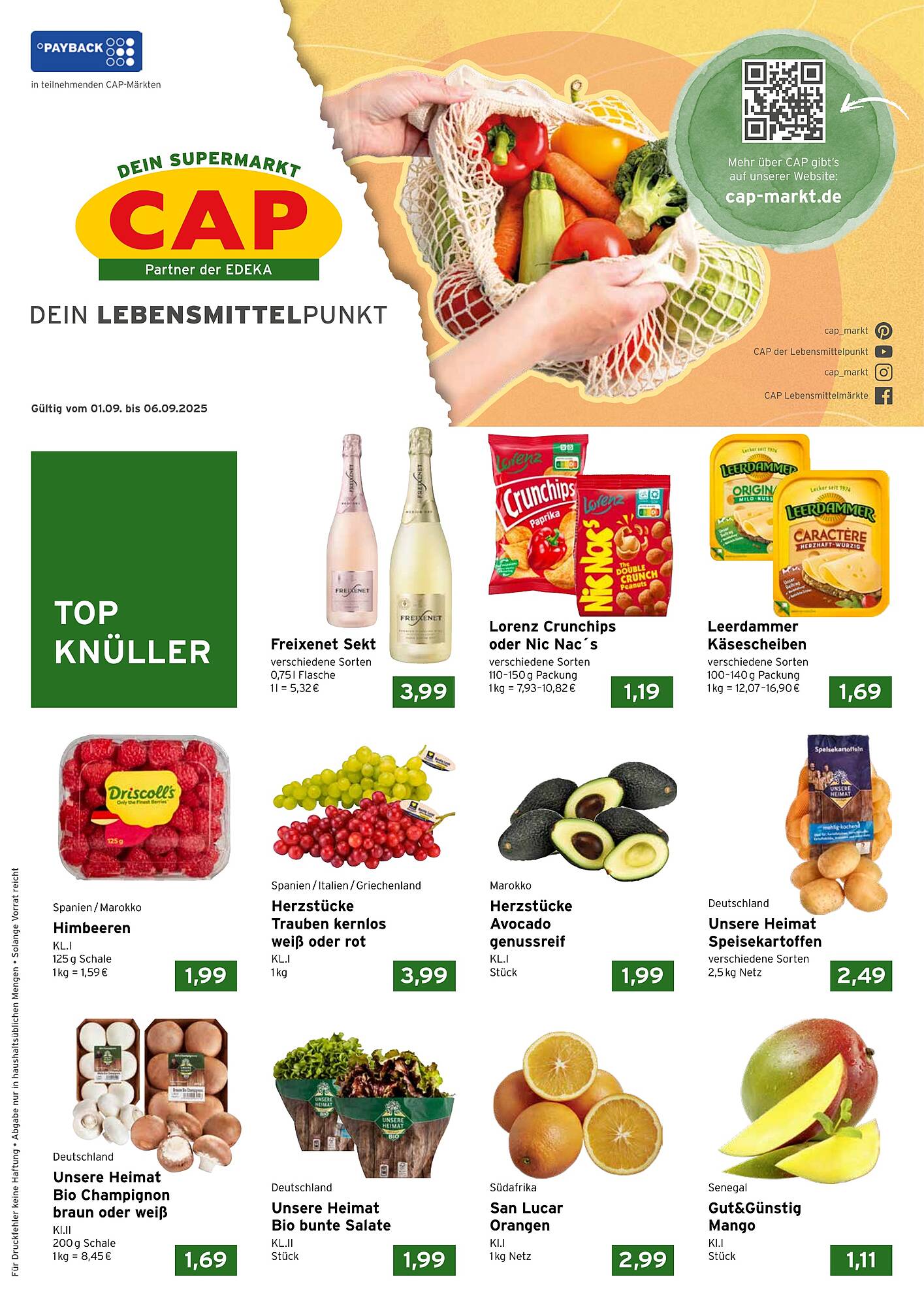 CAP Markt Prospekt - Pagina 1