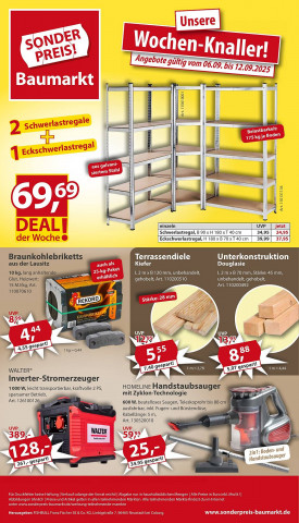 Sonderpreis Baumarkt Prospekt