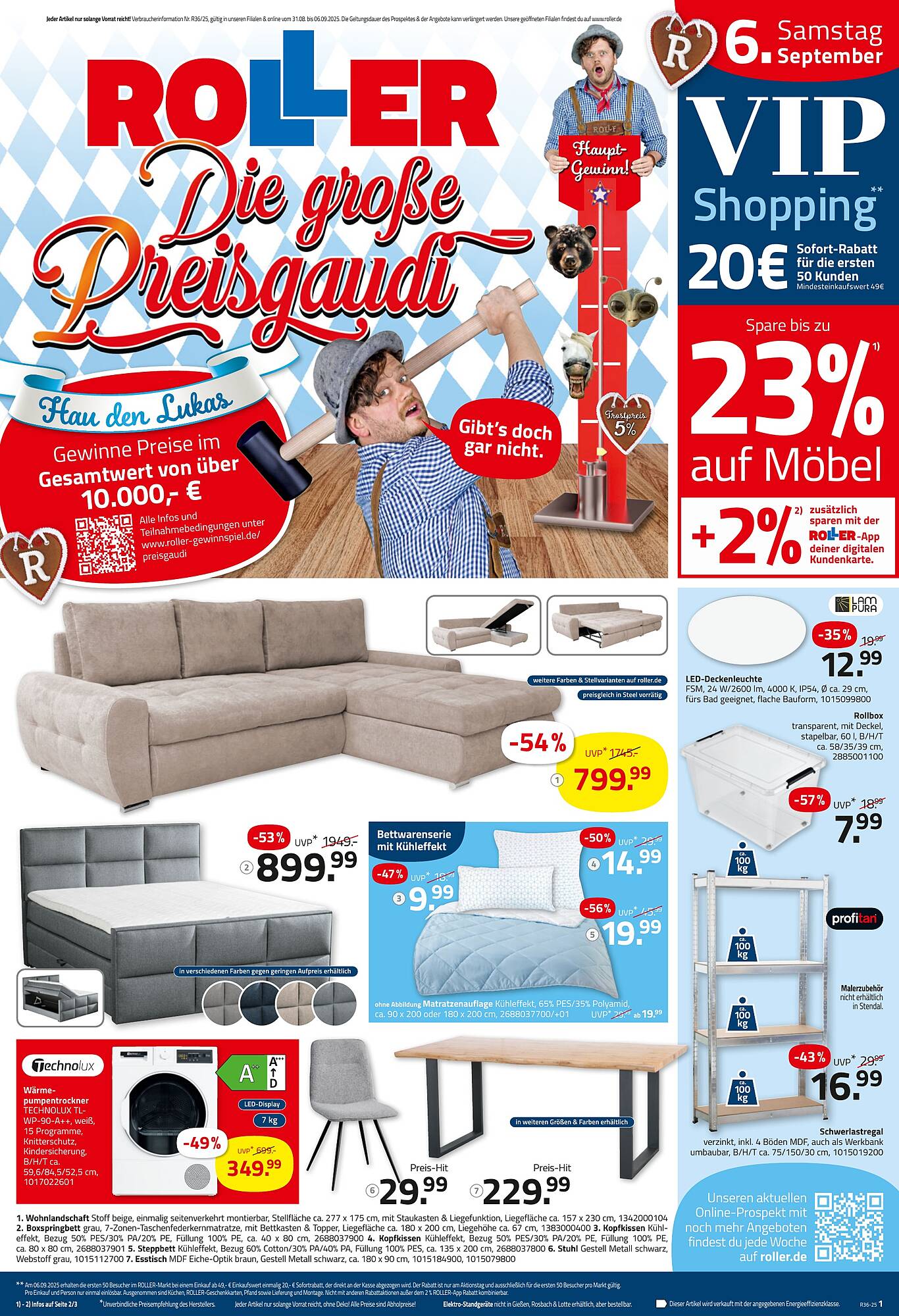 ROLLER Prospekt - Pagina 1