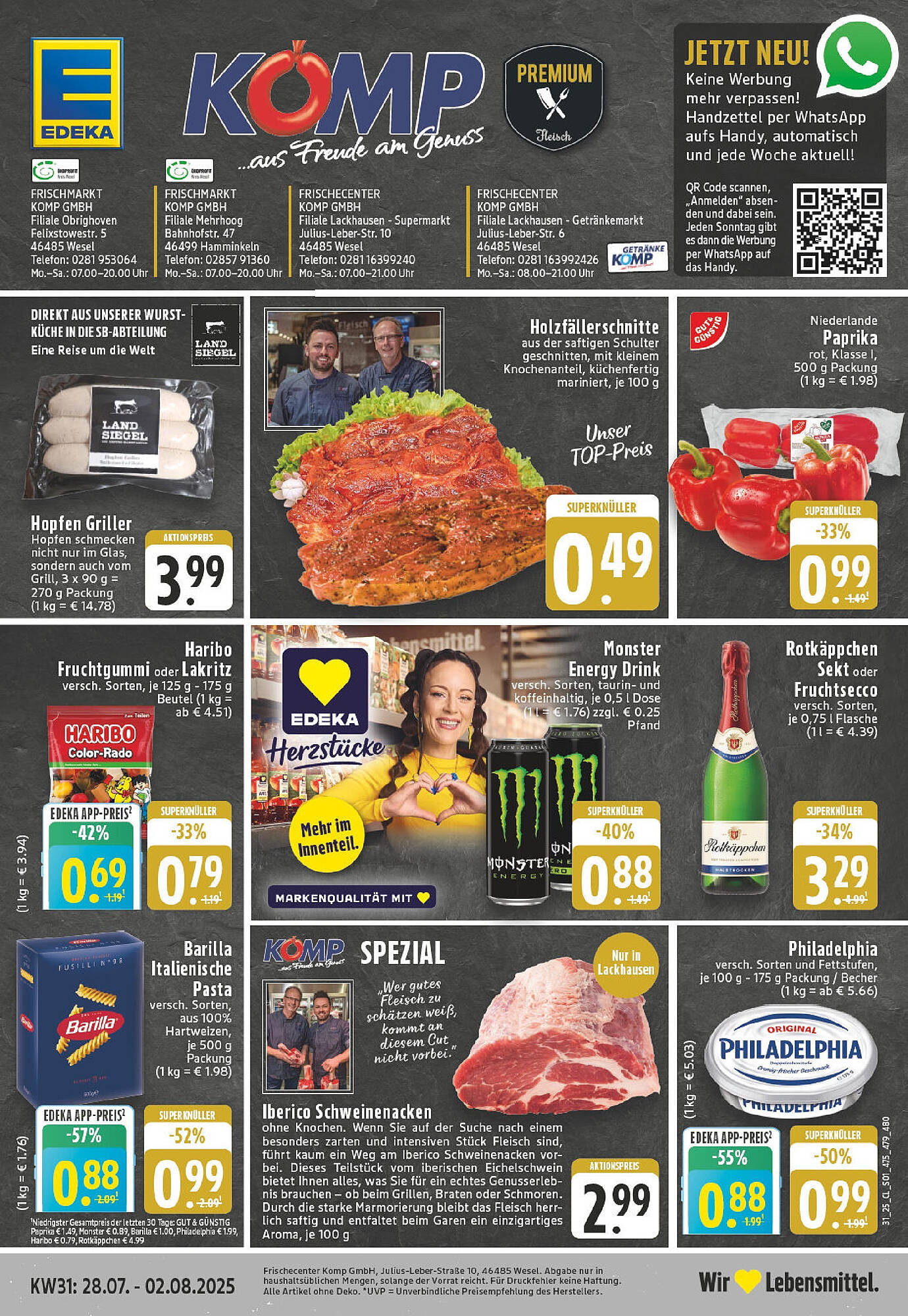 Edeka Prospekt - Pagina 1