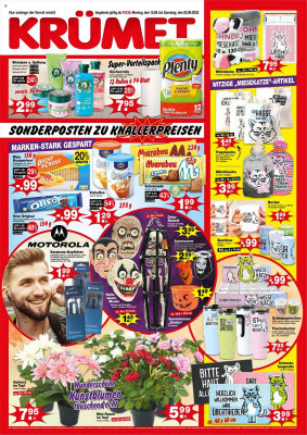 Krümet Sonderposten Prospekt