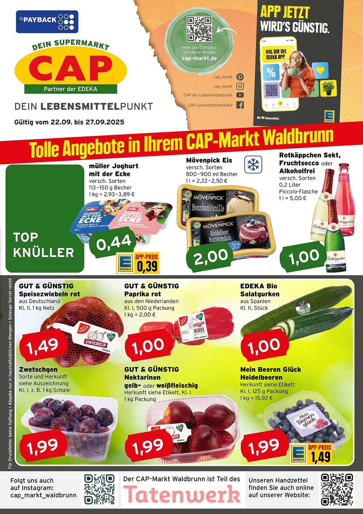 CAP Markt Prospekt - Pagina 1