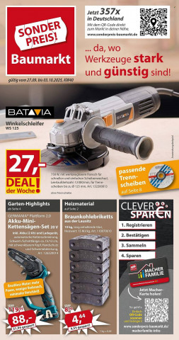 Sonderpreis Baumarkt Prospekt