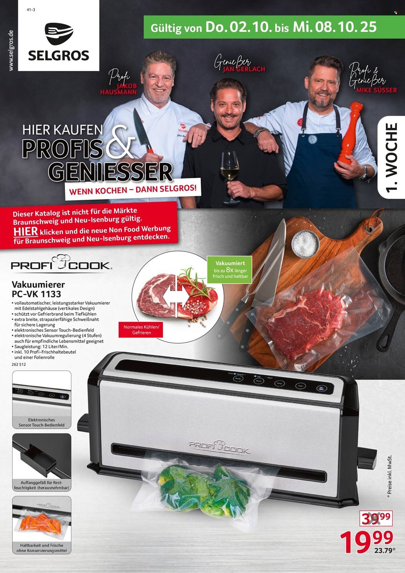 Selgros Prospekt - Pagina 1
