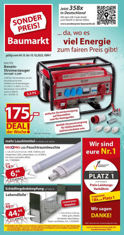Sonderpreis Baumarkt Prospekt