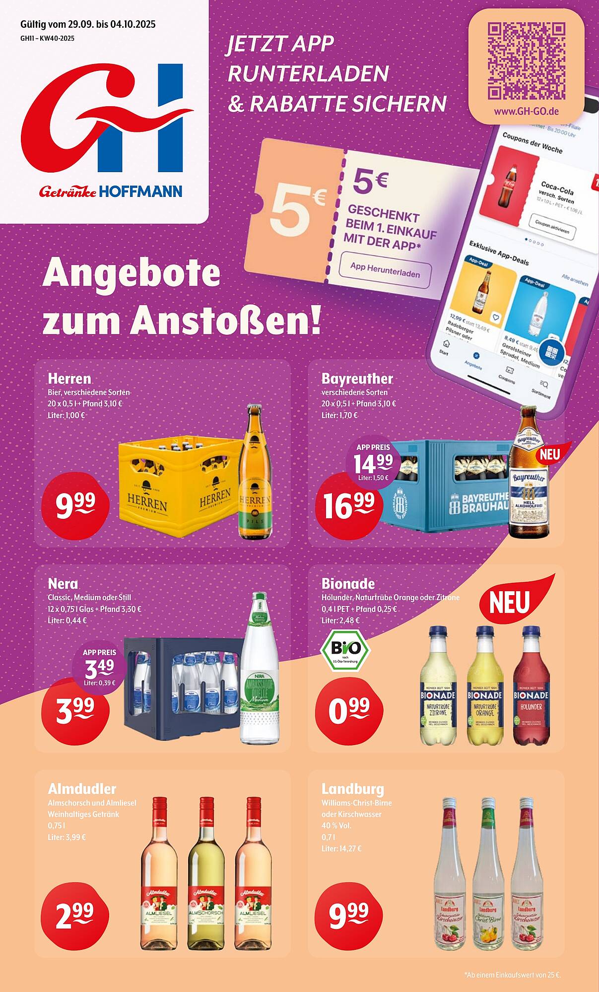 Getränke Hoffmann Prospekt - Pagina 1