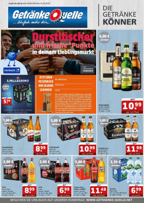 Getränke Quelle Prospekt