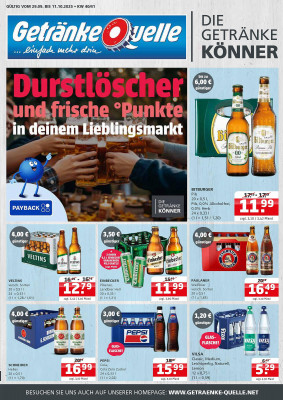 Getränke Quelle Prospekt