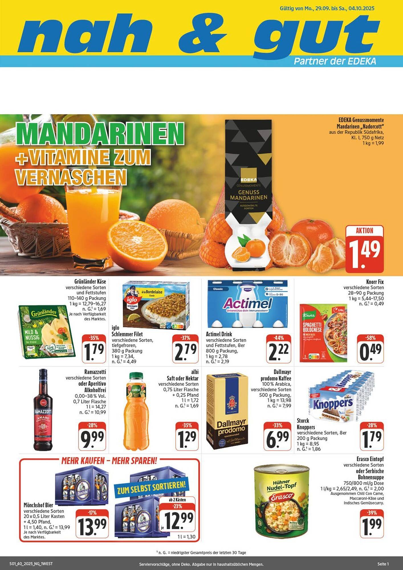 nah & gut Prospekt - Pagina 1