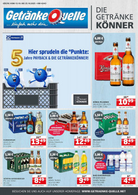 Getränke Quelle Prospekt