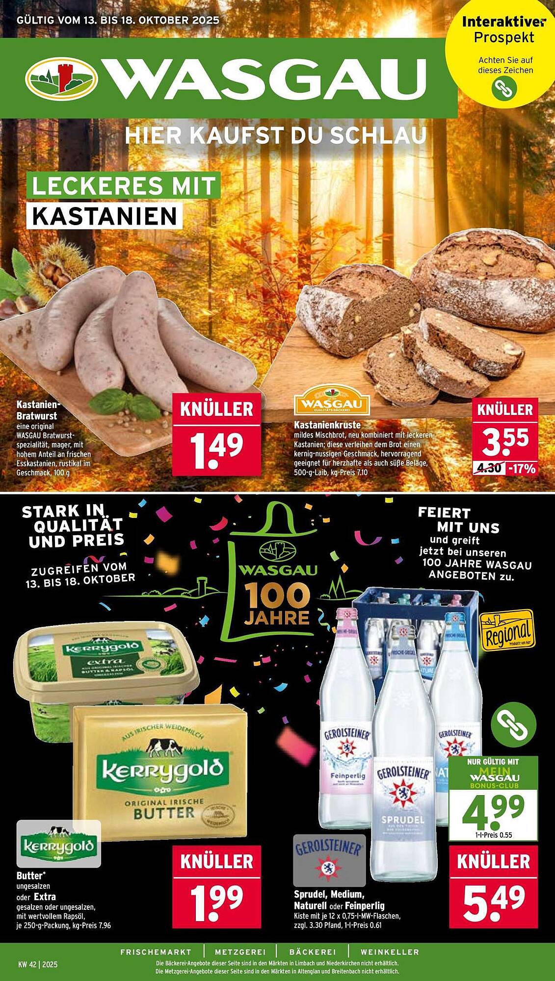 Wasgau Prospekt - Pagina 1
