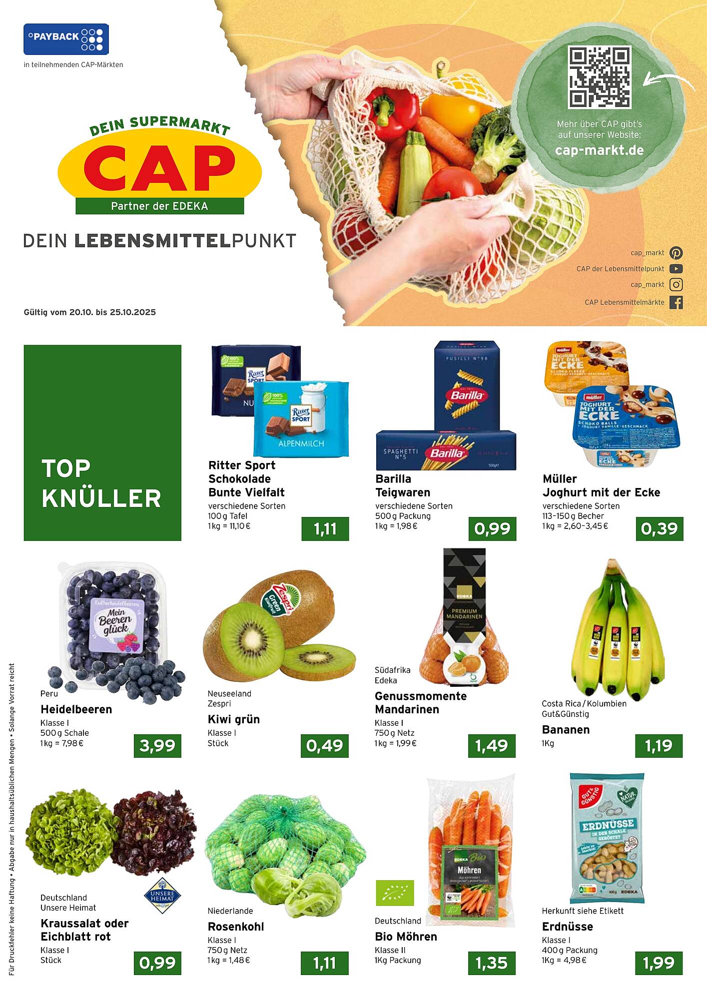 CAP Markt Prospekt - Pagina 1