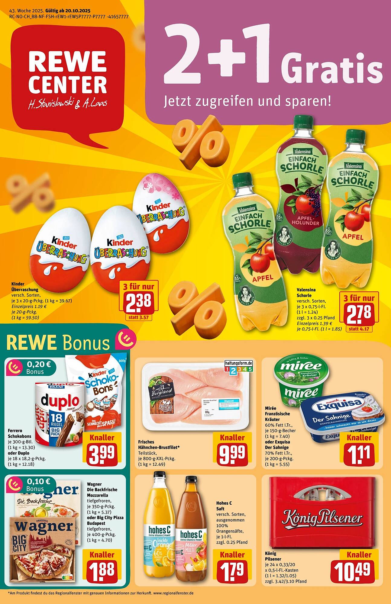 REWE Center Prospekt - Pagina 1