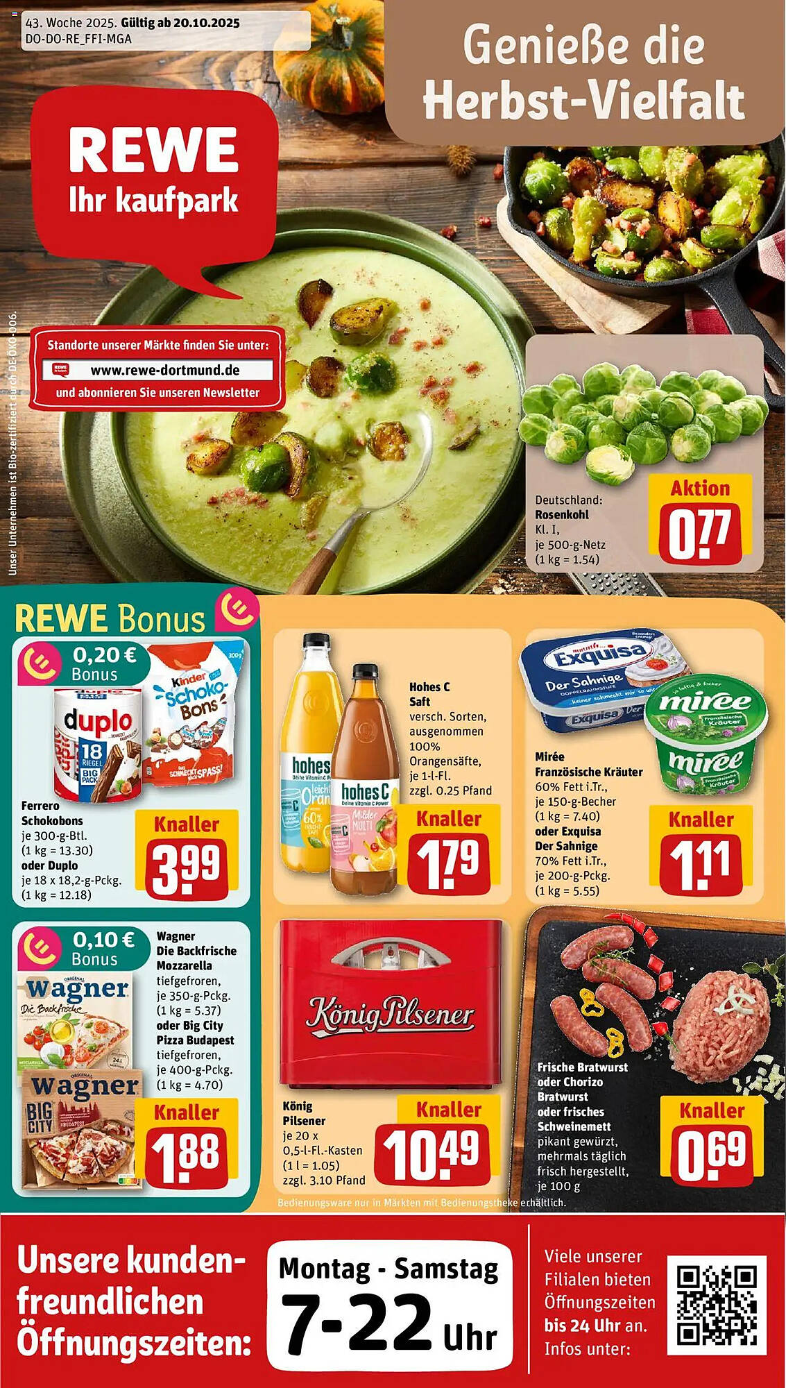 REWE Kaufpark Prospekt - Pagina 1