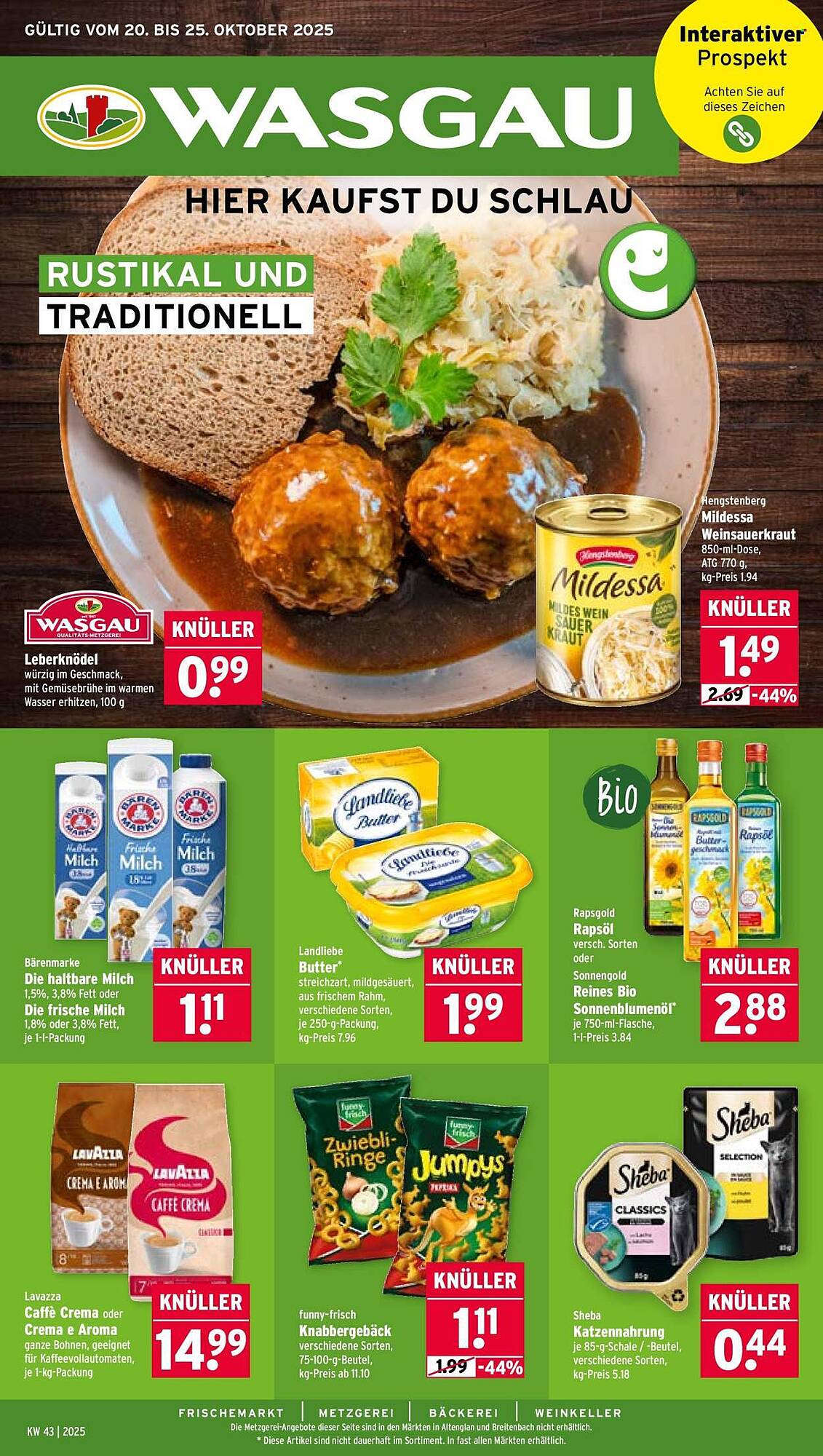 Wasgau Prospekt - Pagina 1