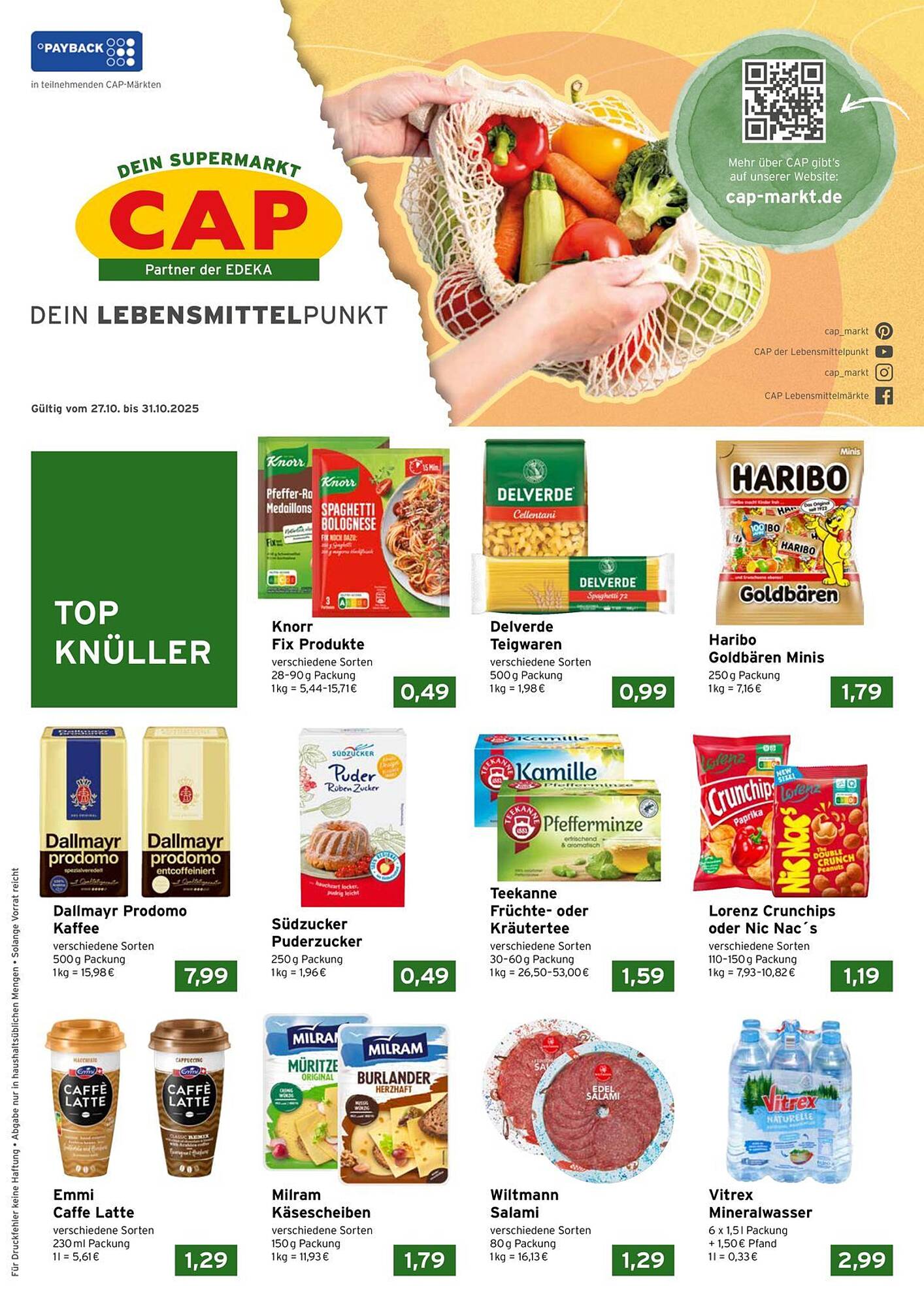 CAP Markt Prospekt - Pagina 1