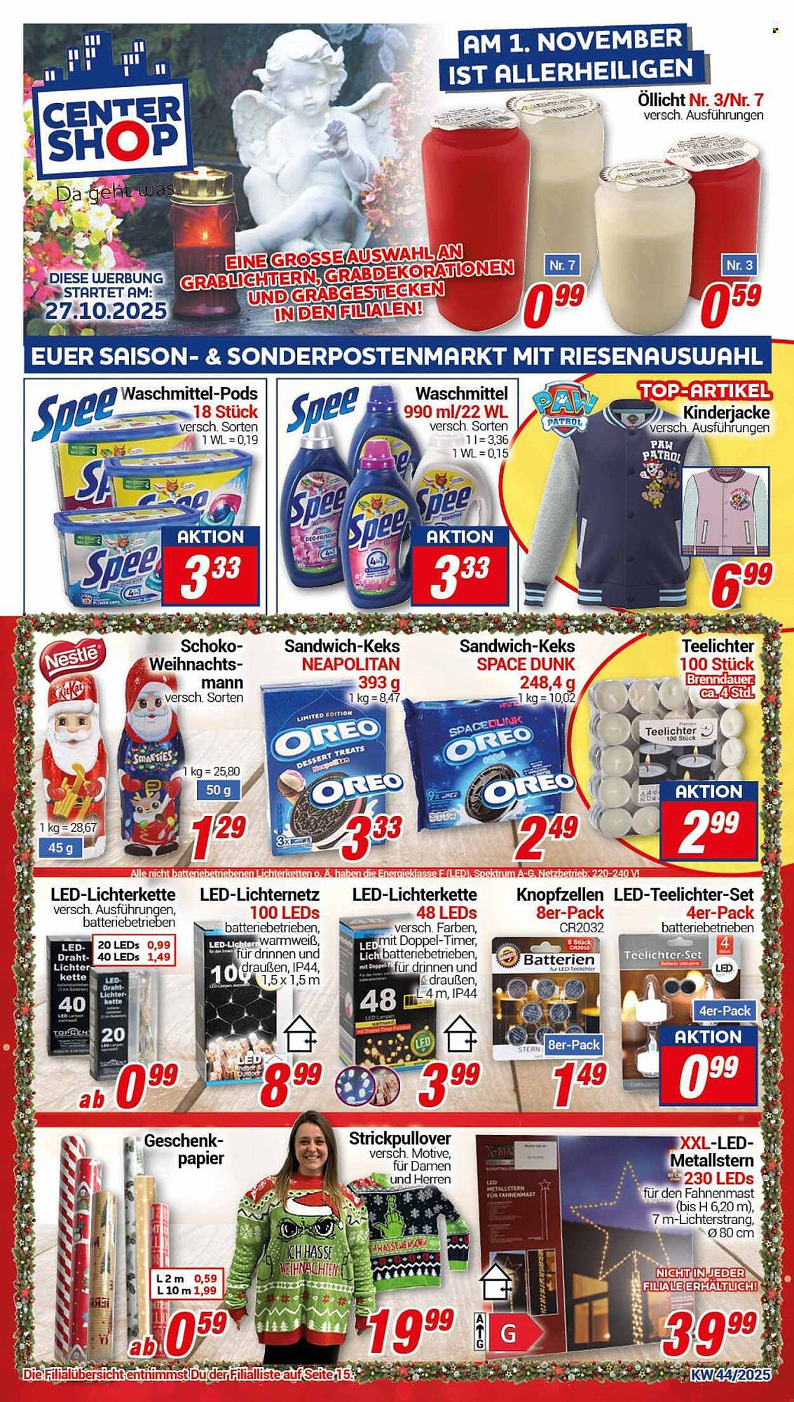 CENTERSHOP Prospekt - Pagina 1