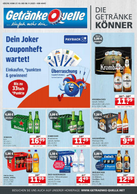 Getränke Quelle Prospekt