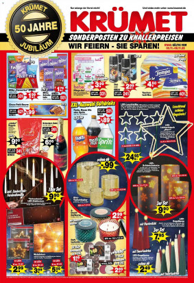 Krümet Sonderposten Prospekt
