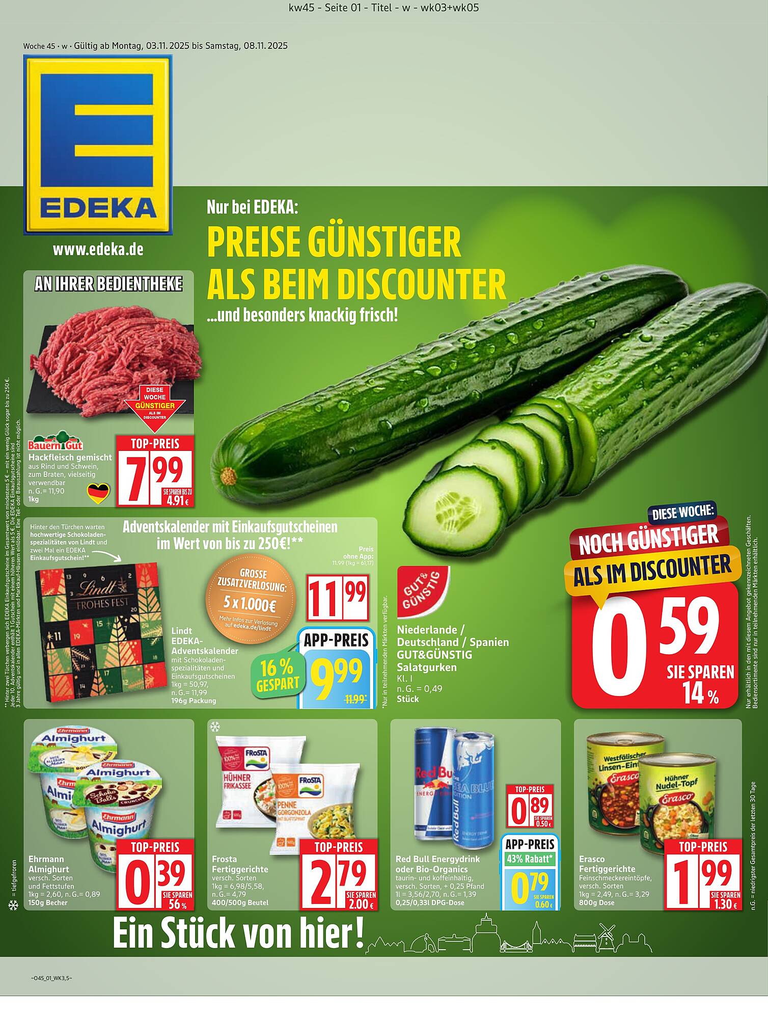 Edeka Prospekt - Pagina 1