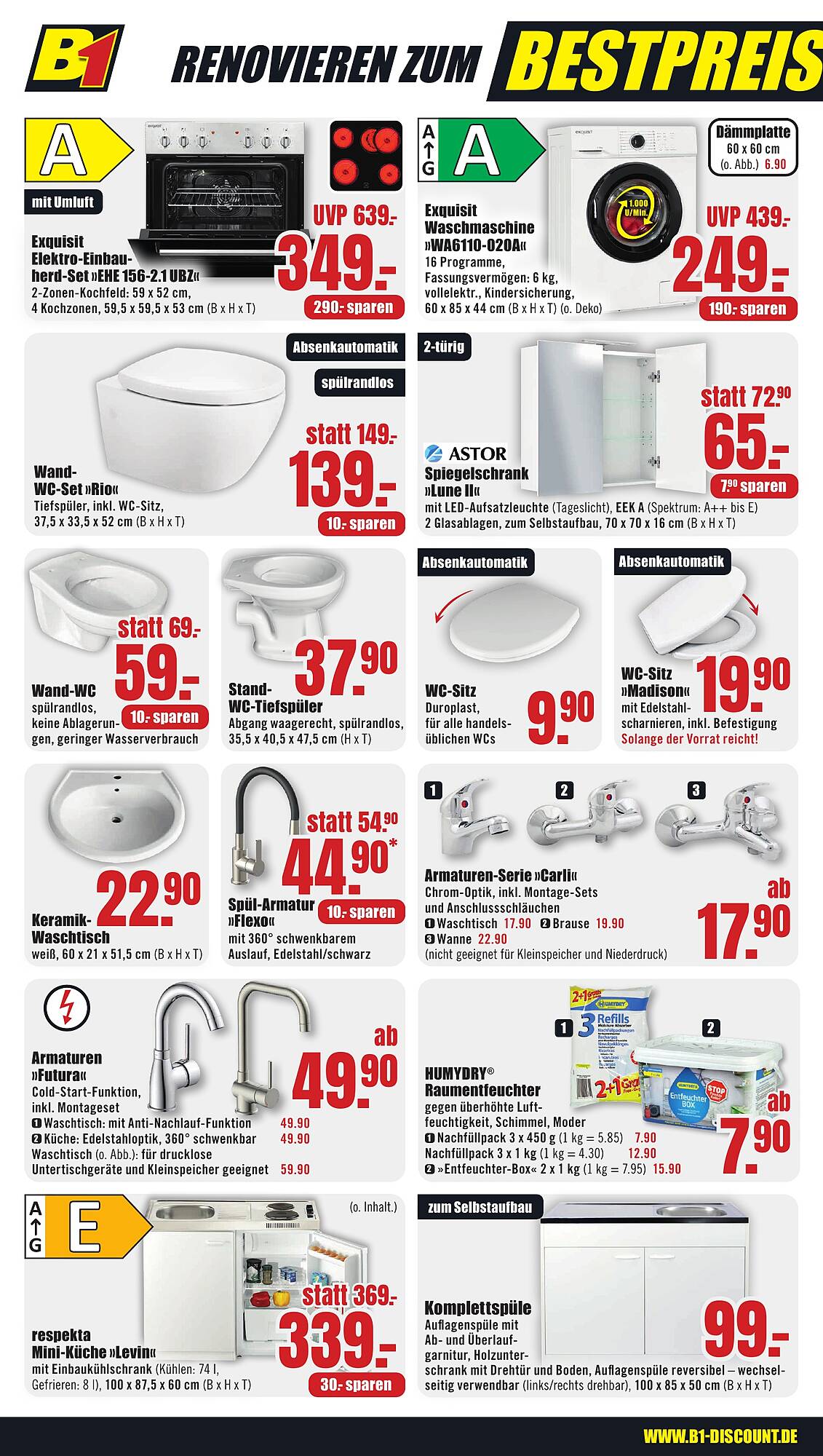 B1 Discount Baumarkt Prospekt - Pagina 2