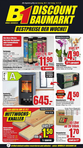 B1 Discount Baumarkt Prospekt