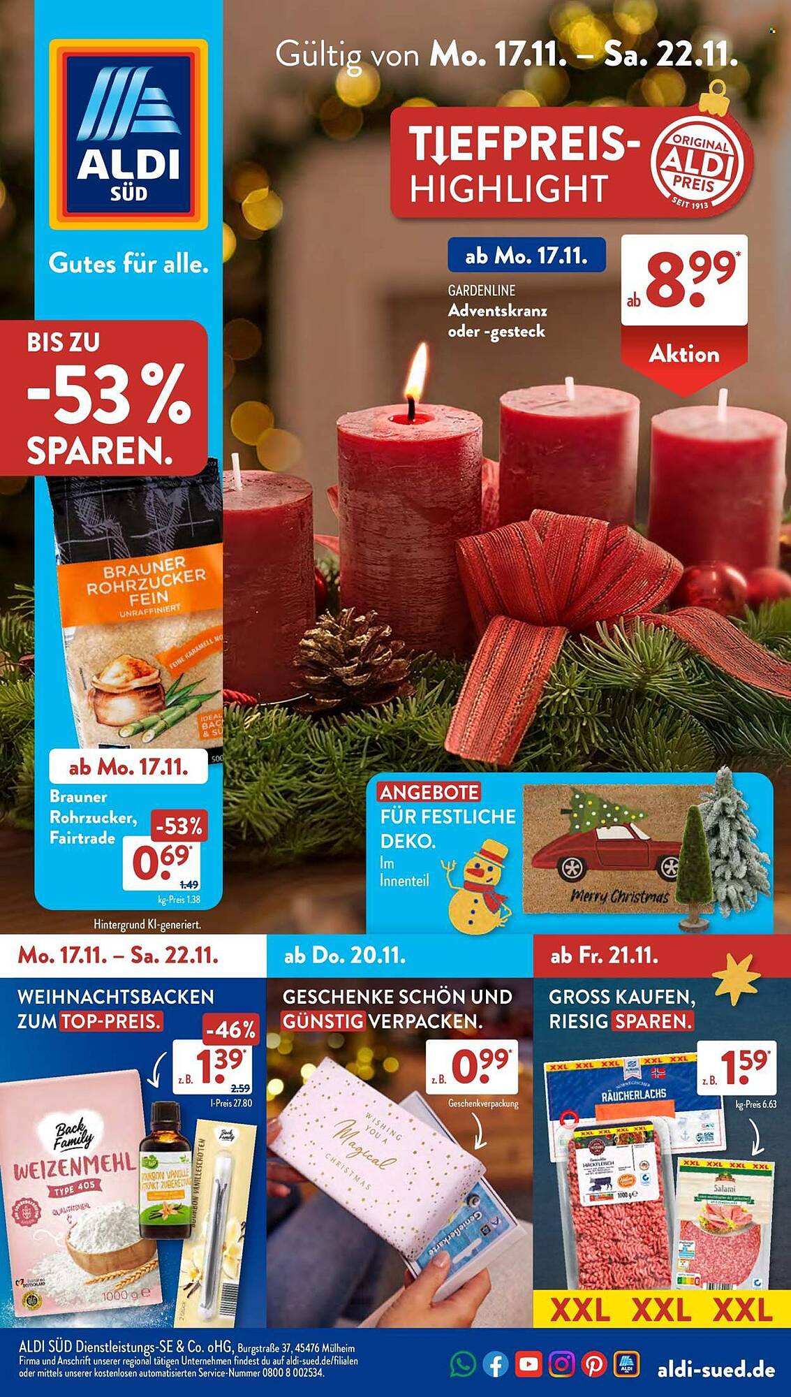 Aldi Süd Prospekt - Pagina 1