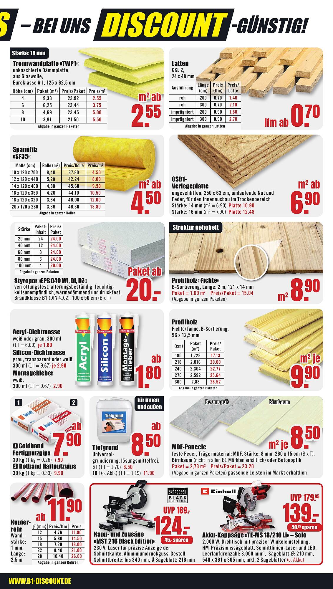 B1 Discount Baumarkt Prospekt - Pagina 5