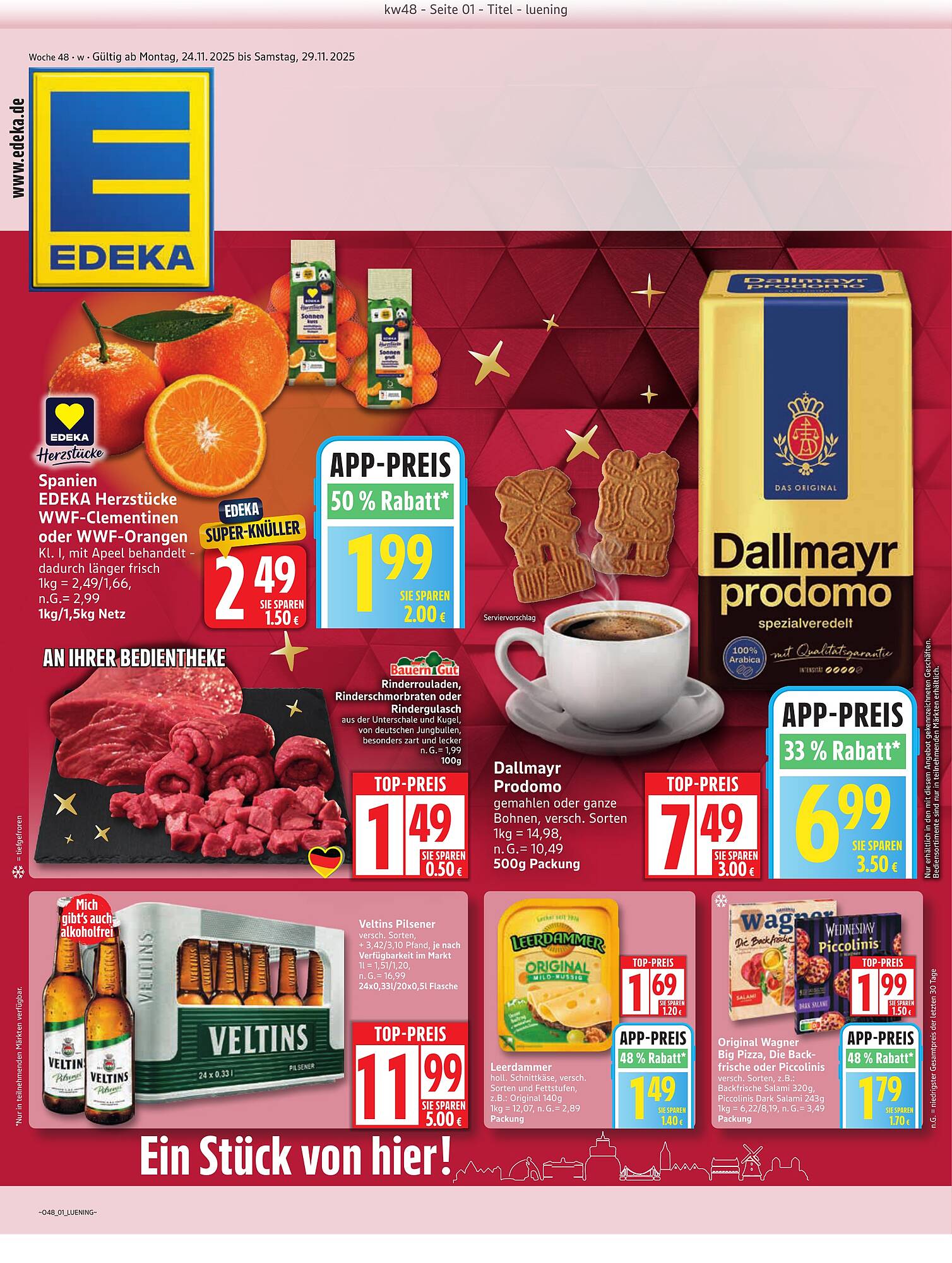 Edeka Prospekt - Pagina 1