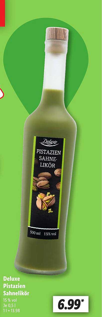 Deluxe Pistazien Sahne-Likör Angebot bei Lidl