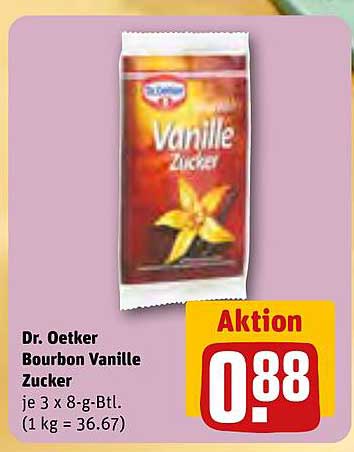 Dr. Oetker Bourbon Vanille Zucker