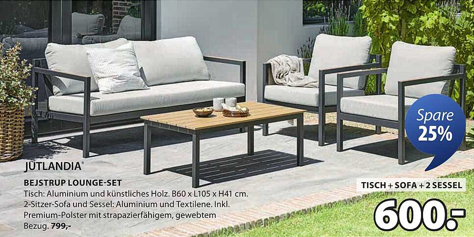 JUTLANDIA BEJSTRUP LOUNGE-SET