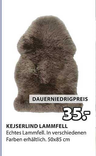 KEJSERLIND LAMMFELL - ECHTES LAMMFELL IN VERSCHIEDENEN FARBEN