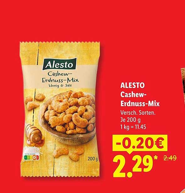 ALESTO Cashew-Erdnuss-Mix