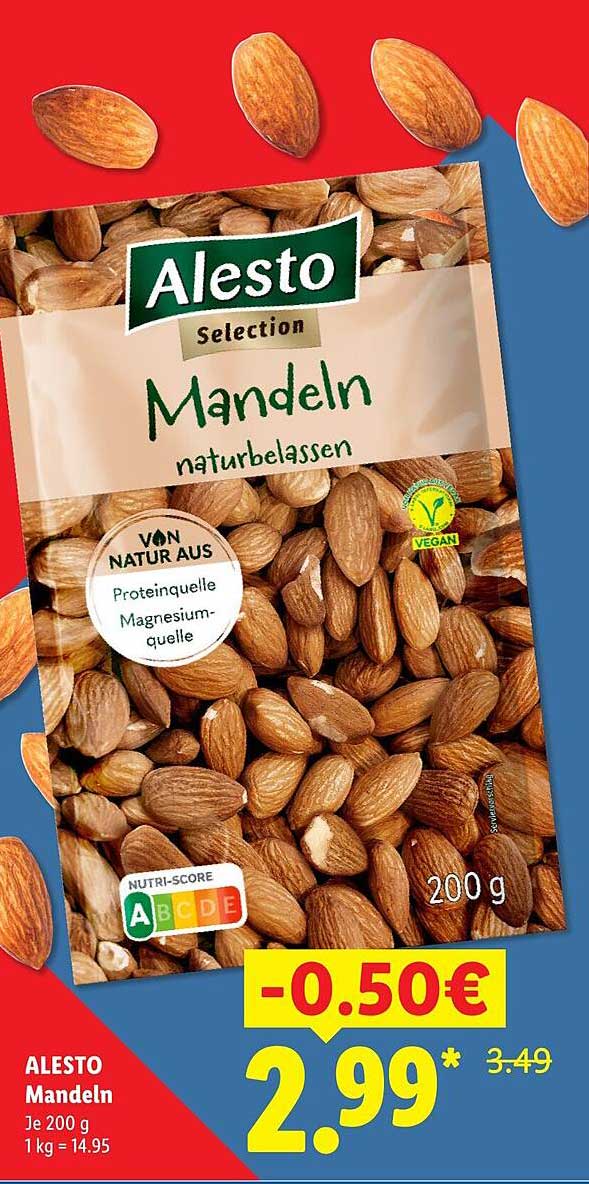 Alesto Mandeln naturbelassen