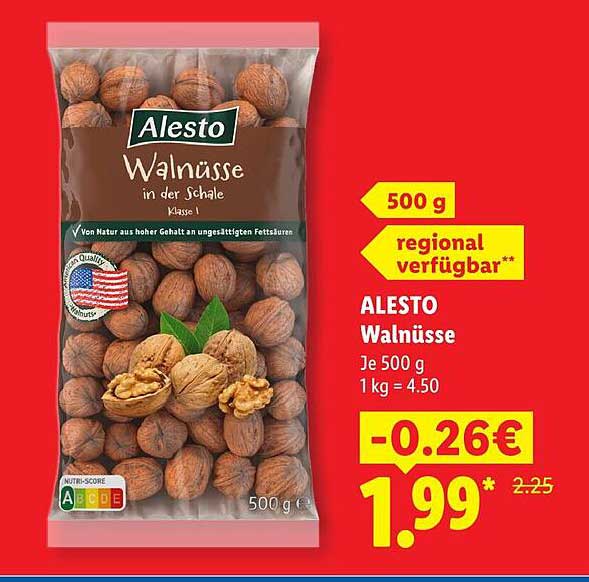 ALESTO Walnüsse in der Schale