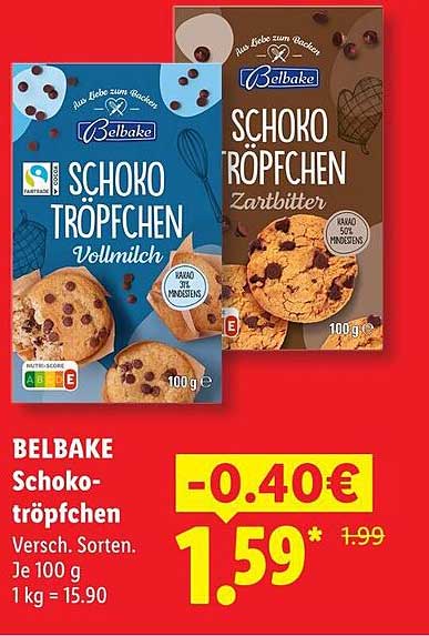 BELBAKE Schokotröpfchen