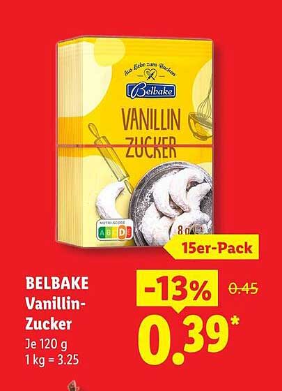 BELBAKE Vanillin-Zucker