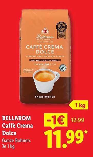 BELLAROM Caffè Crema Dolce