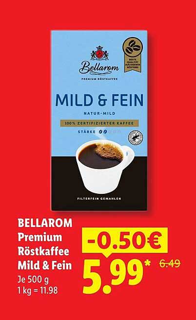 BELLAROM Premium Röstkaffee Mild & Fein