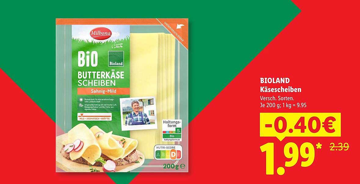 BIO Butterkäse Scheiben Sahmig-Mild